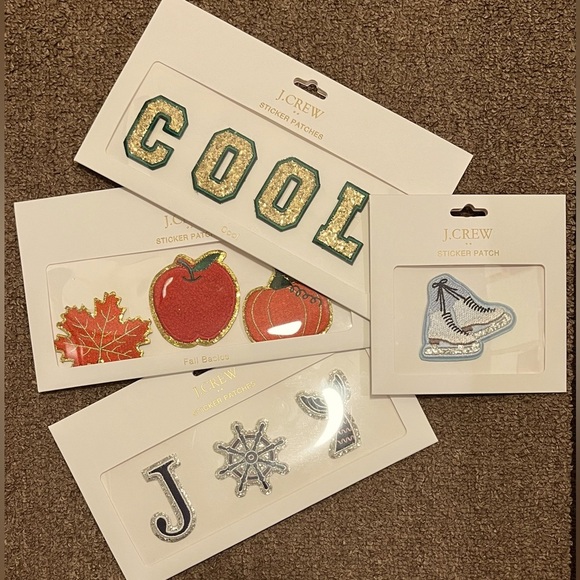 NWT JCrew Sticker Patches Glitter Stick On Lot of 10 - Picture 1 of 6